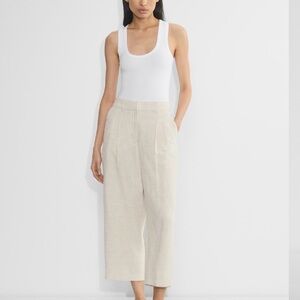 Aritzia Effortless Linen Crop